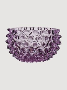 Mondgeblazen snackschalen Hobnail, 4-delig