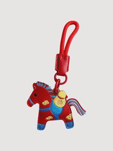 Handgemaakte tas Charm Horse van vegan leer