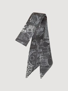 Twilly sjaal Elysian Noir