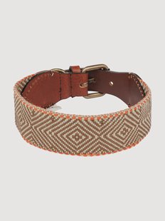 Handgemaakte huisdierhalsband Capri, verschillende maten