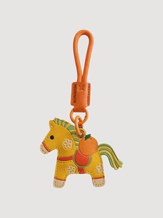 Handgemaakte tas Charm Horse van vegan leer