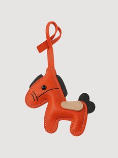 Handgemaakte tas Charm Horse van vegan leer