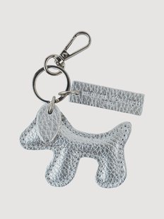 Handgemaakte leren sleutelhanger Mish