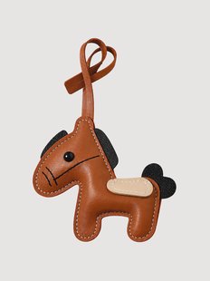 Handgemaakte tas Charm Horse van vegan leer