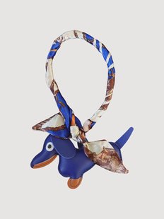 Handgemaakte tas Charm Dachshund van vegan leer