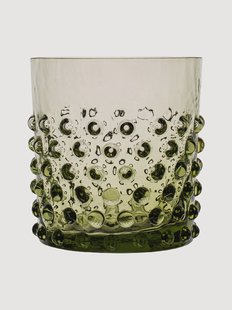 Mondgeblazen tumblers Hobnail, 2-delig