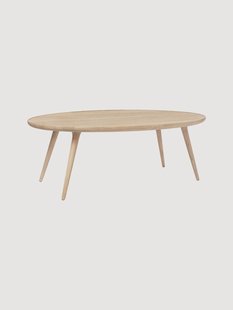 Ovale salontafel Accent van eikenhout