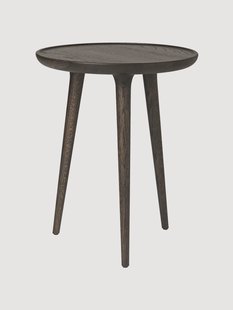 Ronde bijzettafel Accent van eikenhout