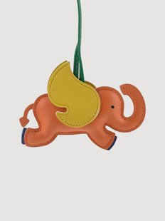 Handgemaakte tas Charm Elephant van vegan leer