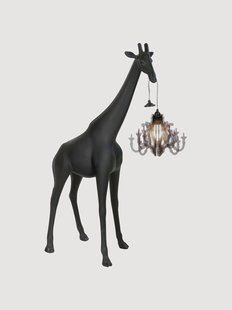 Kleine LED-vloerlamp Giraffe in Love