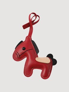 Handgemaakte tas Charm Horse van vegan leer