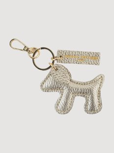 Handgemaakte leren sleutelhanger Mish