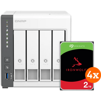 QNAP TS-433-4G + Seagate Ironwolf 2TB 4-Pack