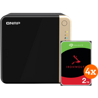 QNAP TS-464-8G + Seagate Ironwolf 2TB 4-Pack
