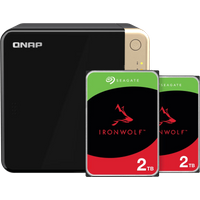 QNAP TS-464-8G + Seagate Ironwolf 2TB Duo Pack