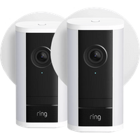 Ring Spotlight Camera Pro 2e Generatie Stekker Wit Duo Pack