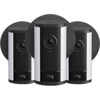 Ring Spotlight Camera Pro 2e Generatie Stekker Zwart 3-Pack