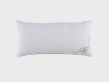 Sannwald 3-Kammer-Kopfkissen mit Federn und Daunen (40 x 80 cm)