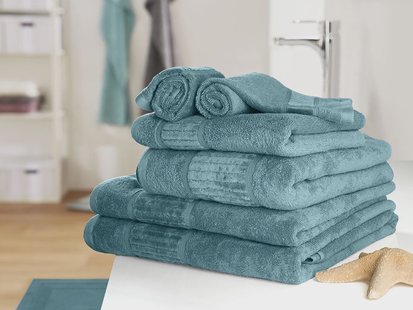 Gözze Badhanddoek Bio 70 x 140 cm (Petrol)