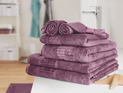 Gözze Badhanddoek Bio 70 x 140 cm (Aubergine)