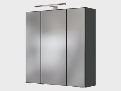 HELD Badkamer spiegelkast (Donkergrijs, 60 cm)