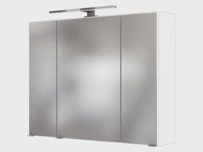 HELD Badkamer spiegelkast (Wit, 80 cm)