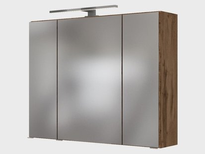 HELD Badkamer spiegelkast (wotan eik, 80 cm)