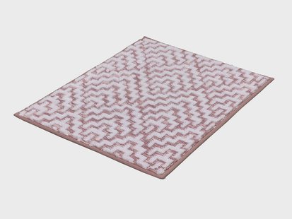 KLEINE WOLKE Badmat Botany (Lichtroze, 50 x 60 cm)