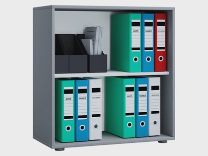 VCM Kast Lona (Zonder deuren, Grijs, L)