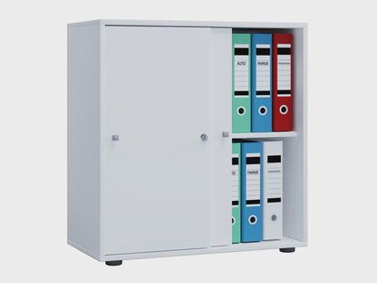 VCM Kast Lona (Schuifdeuren, Wit, L)