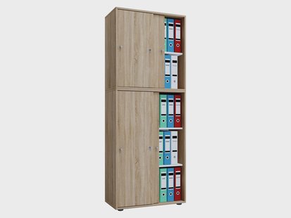 VCM Kast Lona (Schuifdeuren, sonoma eik, XXl)