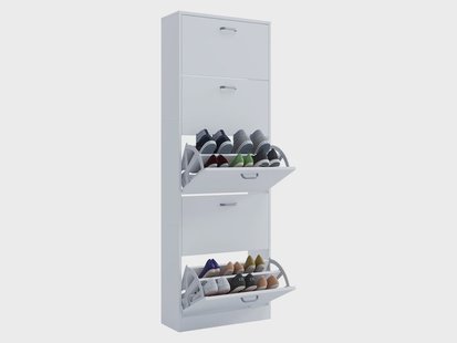 VCM Schoenenkast Sipos (wit, XL)