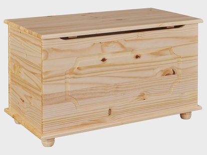 Inter Link Massief houten kist Emel (Naturel)