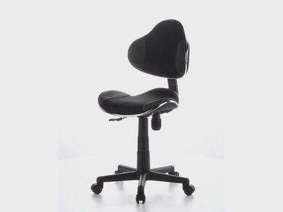 hjh OFFICE Kinder bureaustoel Kiddy GTI-2 (Zwart / grijs)