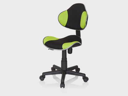 hjh OFFICE Kinder bureaustoel Kiddy GTI-2 (zwart/groen)