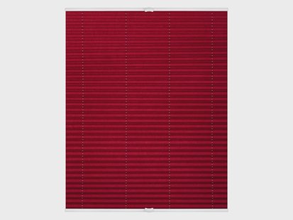 Lichtblick plisségordijn Klemmfix (Rood, 55 x 130 cm)