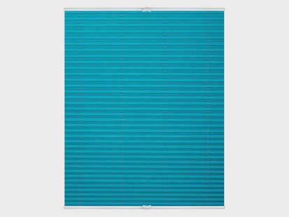 Lichtblick plisségordijn Klemmfix (Blauw, 95 x 130 cm)