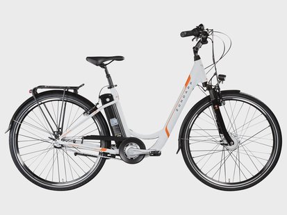 ZÜNDAPP E-Bike City Z510, 28 inch (wit oranje)