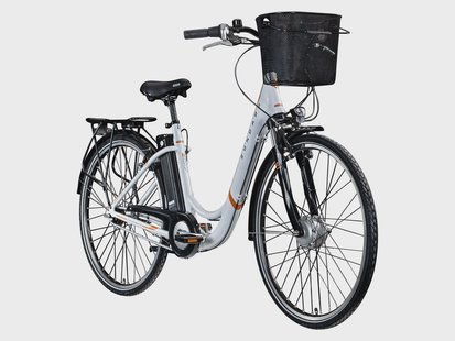 ZÜNDAPP Elektrische fiets City Z517 700c (wit oranje)