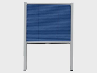 LIVARNO home Thermo-plissé vouwgordijn, 97,4 x 75-118 cm (Blauw)