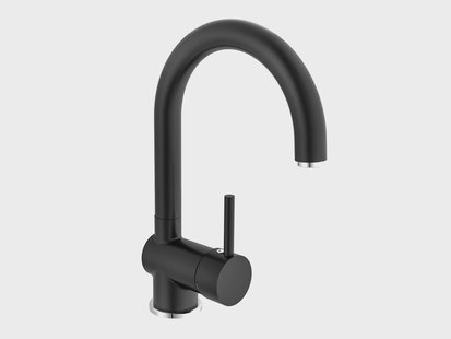 Eisl Keukenkraan Futura C, met cold-start functie (Zwart)