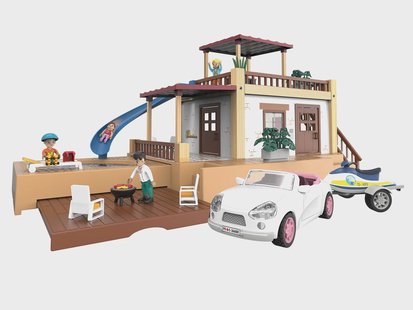 Playtive Speelset politiebureau, brandweerkazerne of strandhuis (Strandhuis)