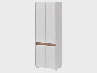 Schildmeyer Hoge badkamerkast Cosmo (2-deurs (breedte 57cm), parelwit)