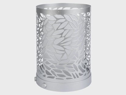 SILVERCREST Aroma diffuser (Zilver, blaadjespatroon)