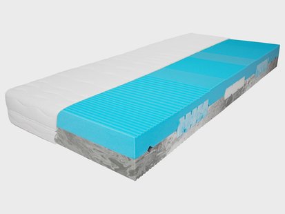BECO 7-Zonen comfortfoam keermatras 2 Dreams, op de behoefte afgestemde hardheidsaanpassing. (H2-H3, 90 x 200 cm)