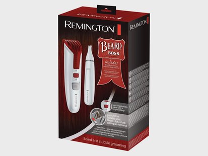 REMINGTON Baardtrimmer met neus- en oorhaartrimmer, 11 lengtes (0,4-18 mm)