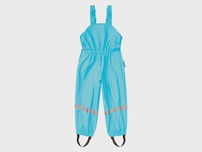 PLAYSHOES Peuters meisjes / jongens regen-tuinbroek met reflectoren (turkoois, 86/92)