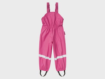 Playshoes Peuters meisjes / jongens regen-tuinbroek met reflectoren (Roze, 110/116)