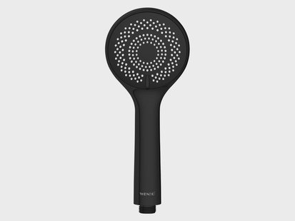Wenko Douchekop Watersaving (Zwart mat, Ø 9,5 cm)