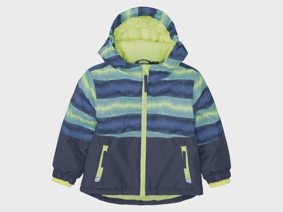 lupilu Kinder ski-jas (86/92, Navy/blauw/lichtgroen)